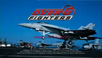 Over G Fighters (USA) screen shot title